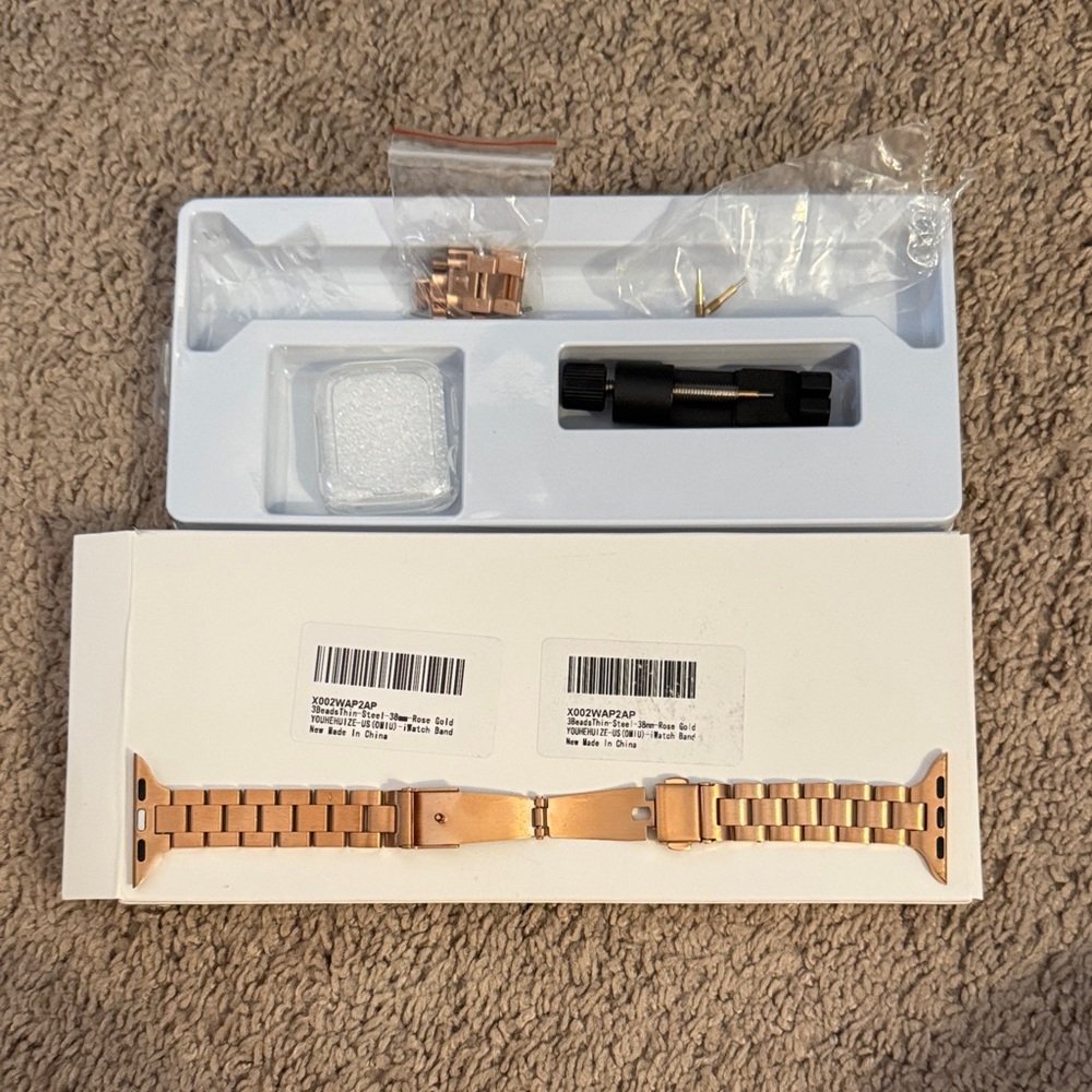 Amazon Rose Gold Apple Watch Band